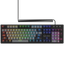 LORGAR Azar 514, Wired mechanical gaming keyboard, RGB backlight, 1680000 colour variations, 18 modes, keys number: 104, 50M clicks, linear dream switches, spring cable up to 3.4m, ABS plastic+metal, magnetic cover, 450*136*39mm, 1.17kg, black
