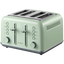 BUYDEEM 4 Slice Toaster, model DT640E, color Cozy Greenish