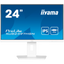 IIYAMA Monitor LED XUB2497HSN-W2 23.8" IPS 1920 x 1080 @100Hz 16:9 300 cd/m² 1300:1 1ms HDMI DP USB-C 65W RJ45 height