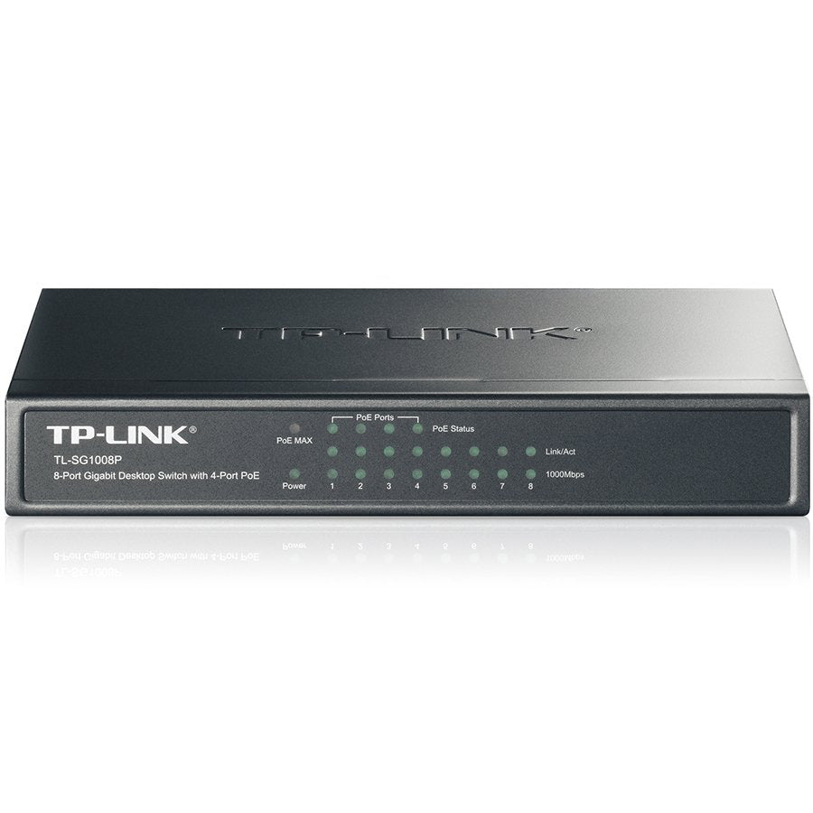 TP-Link TL-SG1008P 8-Port Gigabit Desktop Switch with 4-Port PoE+ Glavna slika proizvoda