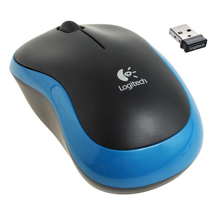LOGITECH M185 Wireless Mouse - BLUE - EWR2 Glavna slika proizvoda