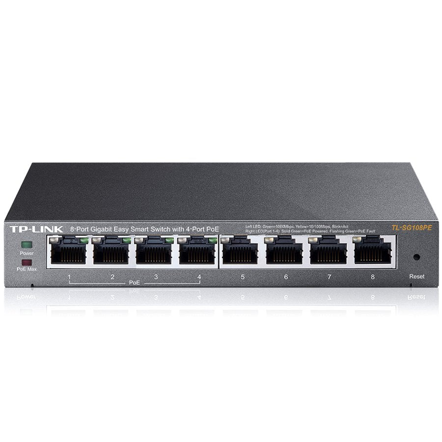 TP-Link TL-SG108PE 8-Port Gigabit Desktop PoE+ Easy Smart Switch Glavna slika proizvoda
