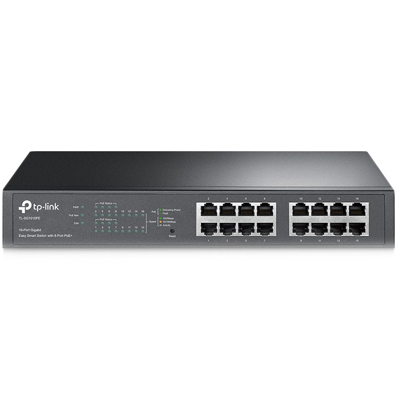 TP-Link TL-SG1016PE 16-Port Gigabit Desktop/Rackmount PoE+ Easy Smart Switch Glavna slika proizvoda
