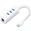 TP-LINK UE330 USB 3.0 3-Port Hub & Gigabit Ethernet Adapter 2 in 1 USB Adapter