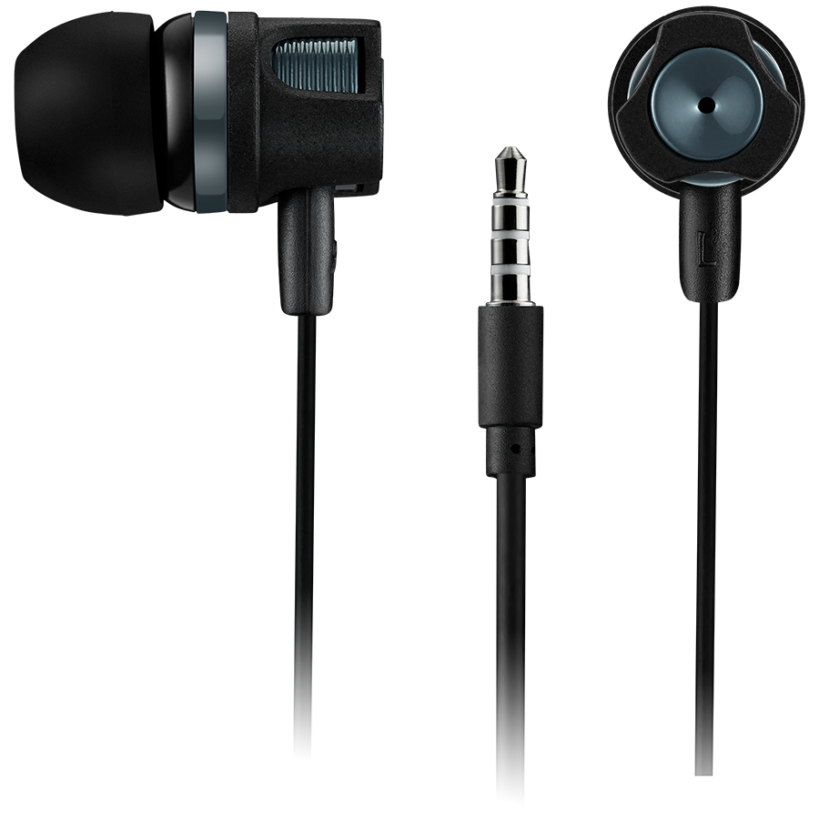 CANYON Stereo earphones with microphone, 1.2M