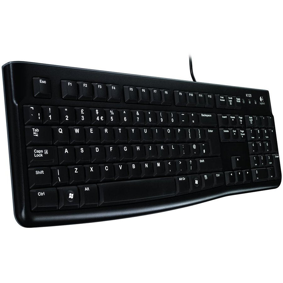 LOGITECH Corded Keyboard K120 - Business EMEA - Croatian layout - BLACK Glavna slika proizvoda