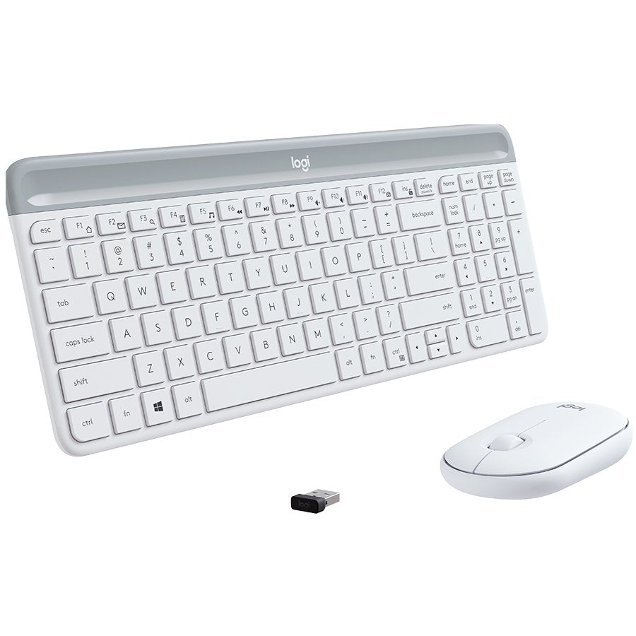 LOGITECH Slim Wireless Keyboard and Mouse Combo MK470-OFFWHITE- Croatian Glavna slika proizvoda