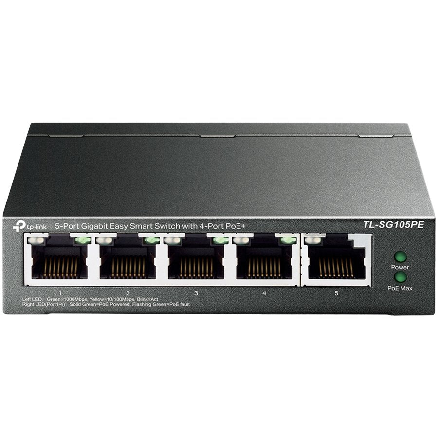 5-Port Gigabit Easy Smart Switch with 4-Port PoE+ Glavna slika proizvoda