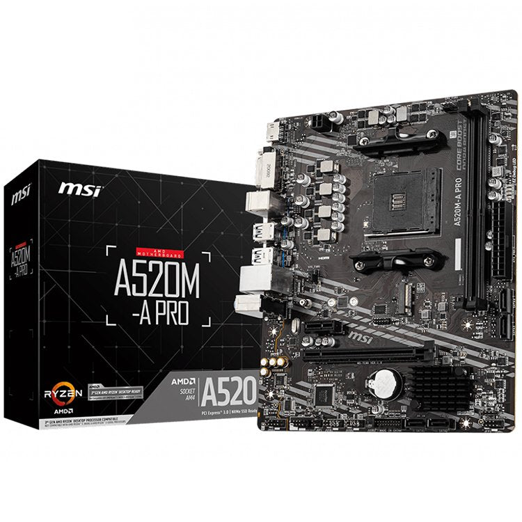 MSI Main Board Desktop A520M-A PRO (A520 Glavna slika proizvoda