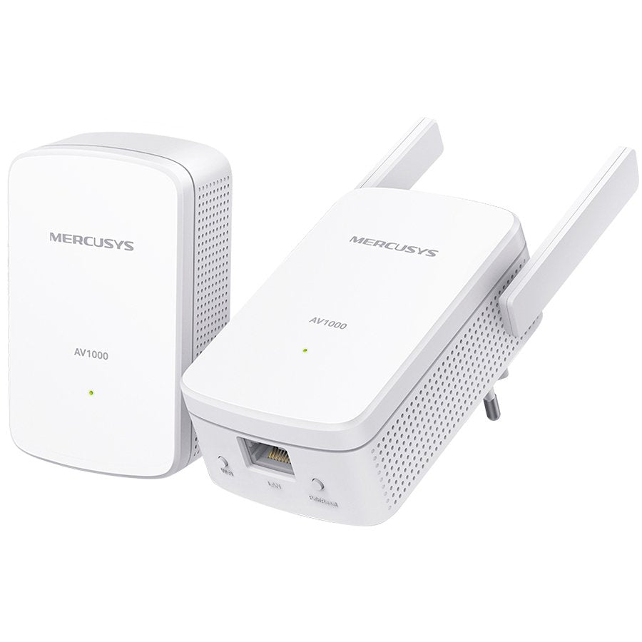 Mercusys MP510 KIT AV1000 Gigabit Powerline N300 Wi-Fi KIT (1× MP510 + 1× MP500) 300 Mbps at 2.4 GHz Glavna slika proizvoda