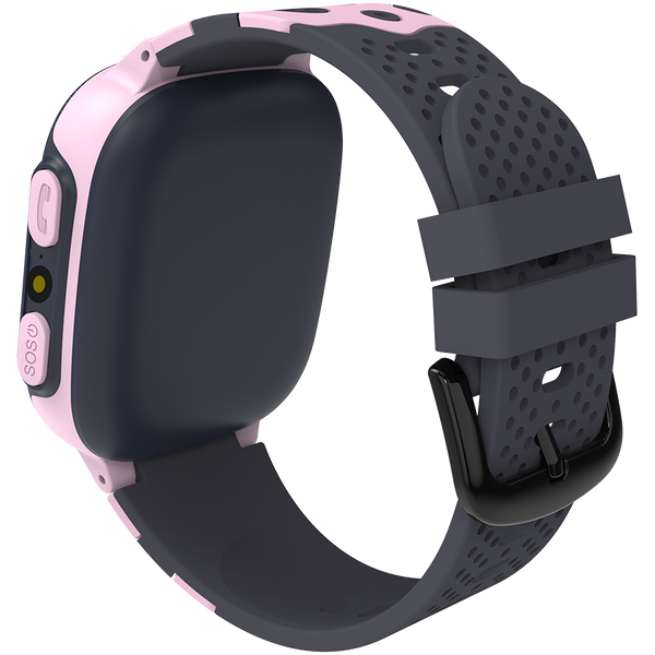 CANYON Sandy KW-34, Kids smartwatch, 1.44 inch colorful screen, GPS function, Nano SIM card, 32+32MB, GSM(850/900/1800/1900MHz), 400mAh battery, compatibility with iOS and android, Pink