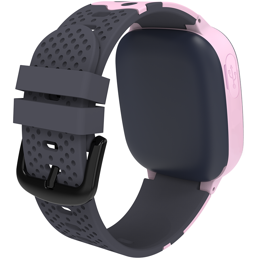CANYON Sandy KW-34, Kids smartwatch, 1.44 inch colorful screen, GPS function, Nano SIM card, 32+32MB, GSM(850/900/1800/1900MHz), 400mAh battery, compatibility with iOS and android, Pink