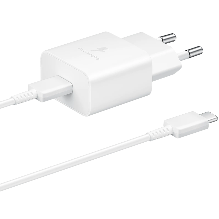 Samsung 15W Fast Charging USB-C Wall Charger White (cable included)