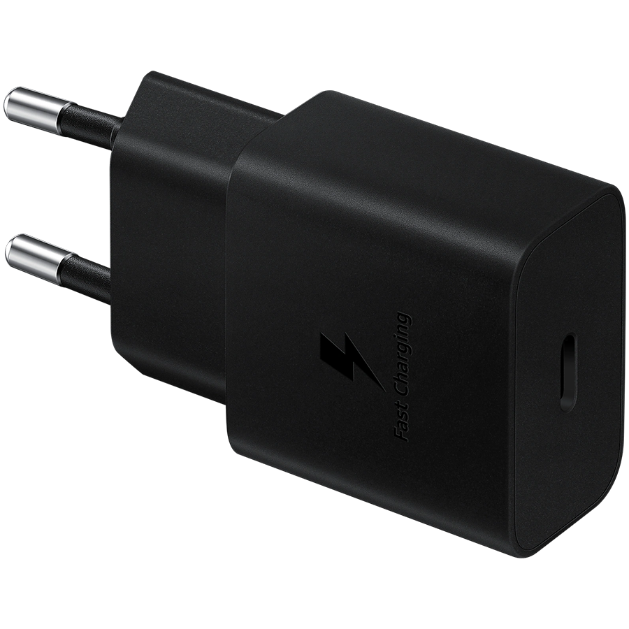Samsung 15W Fast Charging USB-C Wall Charger Black (cable included) Glavna slika proizvoda
