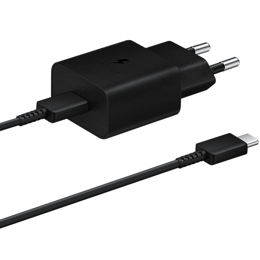 Samsung 15W Fast Charging USB-C Wall Charger Black (cable included)