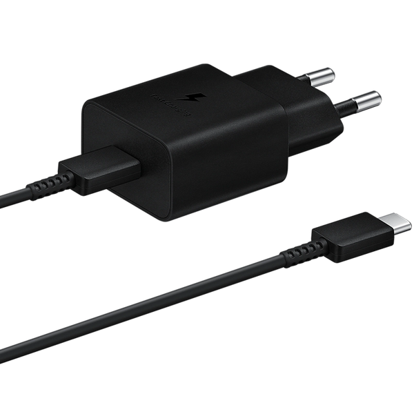 Samsung 15W Fast Charging USB-C Wall Charger Black (cable included)