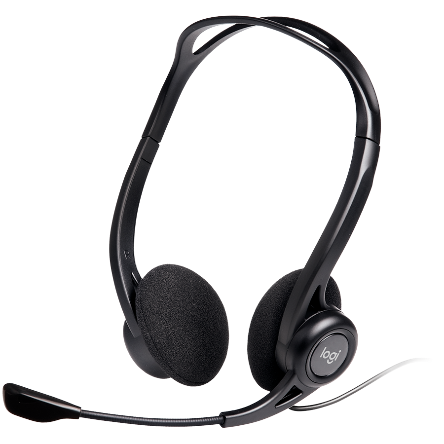 LOGITECH PC960 Corded Stereo Headset BLACK - USB Glavna slika proizvoda