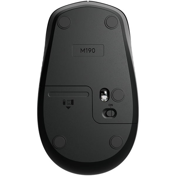 LOGITECH M190 Wireless Mouse - CHARCOAL