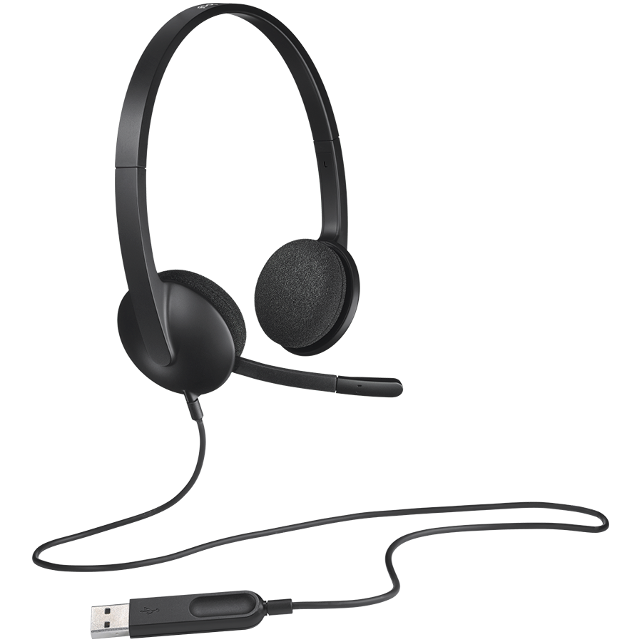 LOGITECH H340 Corded Headset - BLACK - USB Glavna slika proizvoda