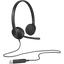 LOGITECH H340 Corded Headset - BLACK - USB