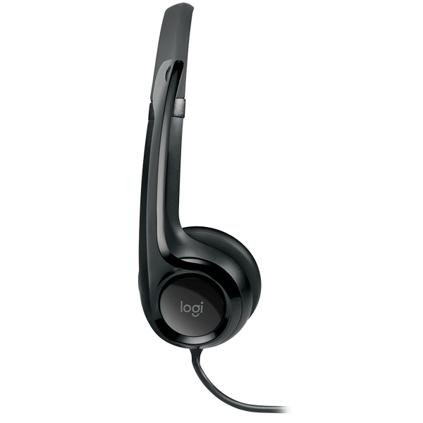 LOGITECH H390 Corded Headset - BLACK - USB