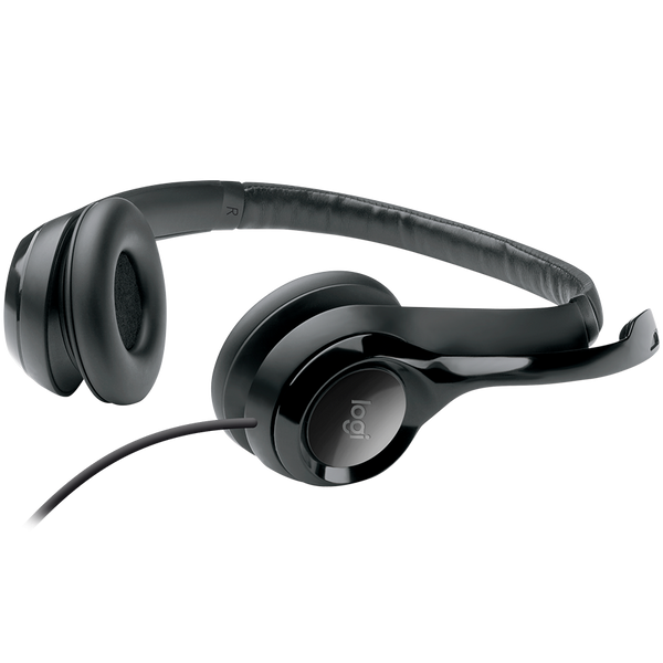 LOGITECH H390 Corded Headset - BLACK - USB
