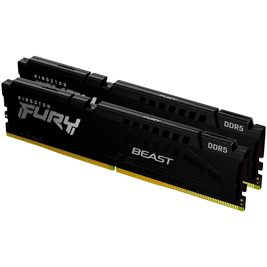 Kingston DRAM 32GB 5200MT/s DDR5 CL40 DIMM (Kit of 2) FURY Beast Black XMP Glavna slika proizvoda