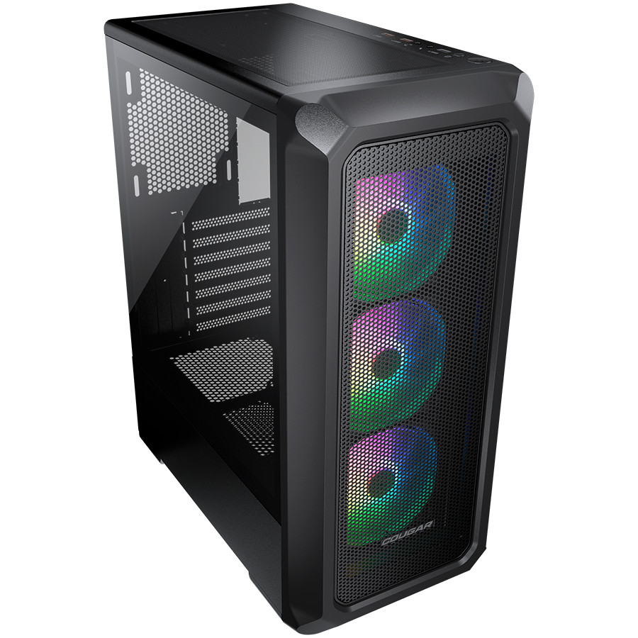 COUGAR Archon 2 Mesh RGB PC Case, Mid Tower, Black