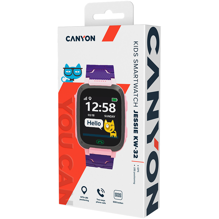 CANYON kids watch Jessie KW-32 GPS - CNE-KW32PP