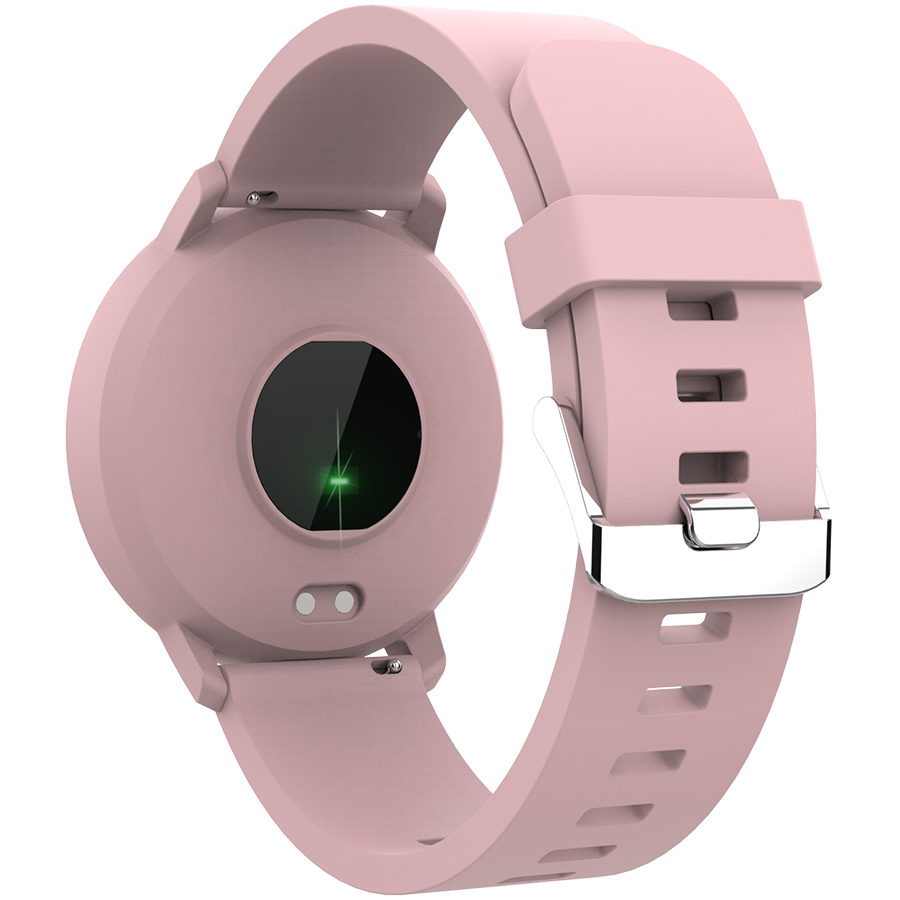 CANYON Lollypop SW-63, Smart watch, 1.3inches IPS full touch screen, Round watch, IP68 waterproof, multi-sport mode, BT5.0, compatibility with iOS and android, Pink