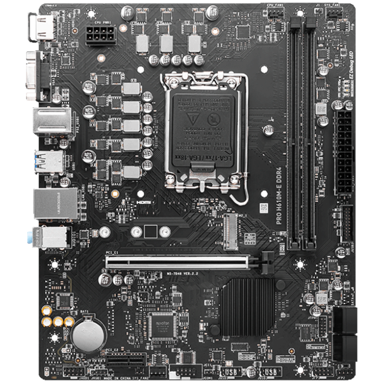 MSI PRO H610M-E DDR4