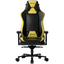 LORGAR Base 311, Gaming chair, PU eco-leather, 1.8 mm metal frame, multiblock mechanism, 4D armrests, 5 Star aluminium base, Class-4 gas lift, 75mm PU casters, Black + yellow