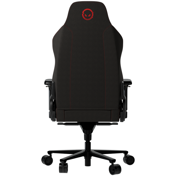 LORGAR Ace 422, Gaming chair, Anti-stain durable fabric, 1.8 mm metal frame, multiblock mechanism, 4D armrests, 5 Star aluminium base, Class-4 gas lift, 75mm PU casters, Black + red