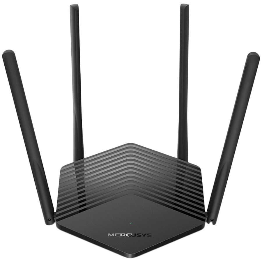 Mercusys AC1900 Wireless AC Gigabit Router, 600 Mbps at 2.4 GHz + 1300 Mbps at 5 GHz, 6×5dBi Fixed External Antennas with Beamforming, 2× G LAN Ports, 1× G WAN Port, Access Point Mode, 3X3 MU-MIMO, Parental Controls, Guest Network, Smart Connect - MR60X Glavna slika proizvoda