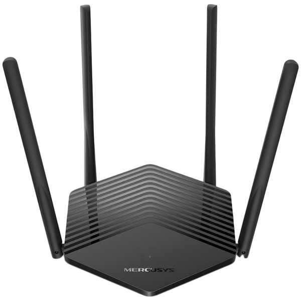 Mercusys AC1900 Wireless AC Gigabit Router, 600 Mbps at 2.4 GHz + 1300 Mbps at 5 GHz, 6×5dBi Fixed External Antennas with Beamforming, 2× G LAN Ports, 1× G WAN Port, Access Point Mode, 3X3 MU-MIMO, Parental Controls, Guest Network, Smart Connect - MR60X