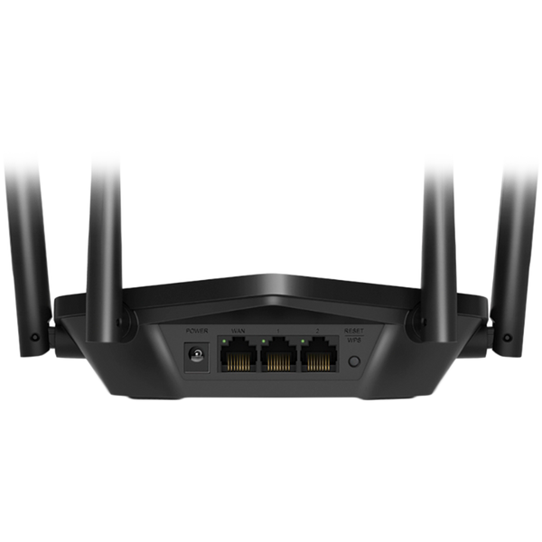 Mercusys AC1900 Wireless AC Gigabit Router, 600 Mbps at 2.4 GHz + 1300 Mbps at 5 GHz, 6×5dBi Fixed External Antennas with Beamforming, 2× G LAN Ports, 1× G WAN Port, Access Point Mode, 3X3 MU-MIMO, Parental Controls, Guest Network, Smart Connect - MR60X