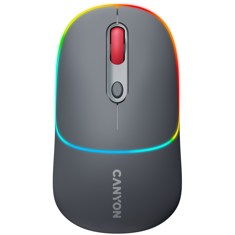 CANYON mouse MW-22 2in1 BT/ Wireless Dark Grey Glavna slika proizvoda