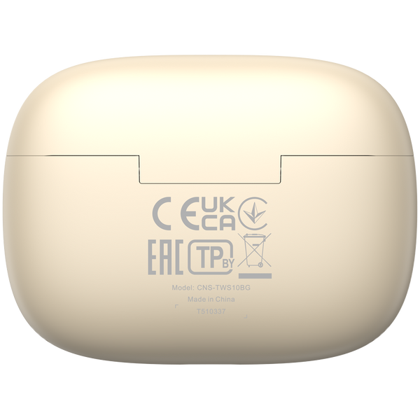 CANYON headset OnGo TWS-10 ANC+ENC Beige