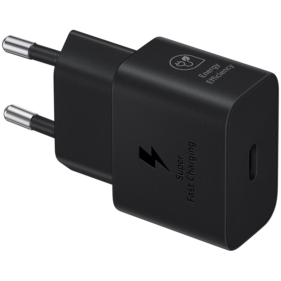 Samsung 25W Fast Charging USB-C Power Adapter Black (cable not included) Glavna slika proizvoda