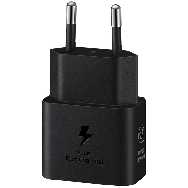 Samsung 25W Fast Charging USB-C Power Adapter Black (cable not included)