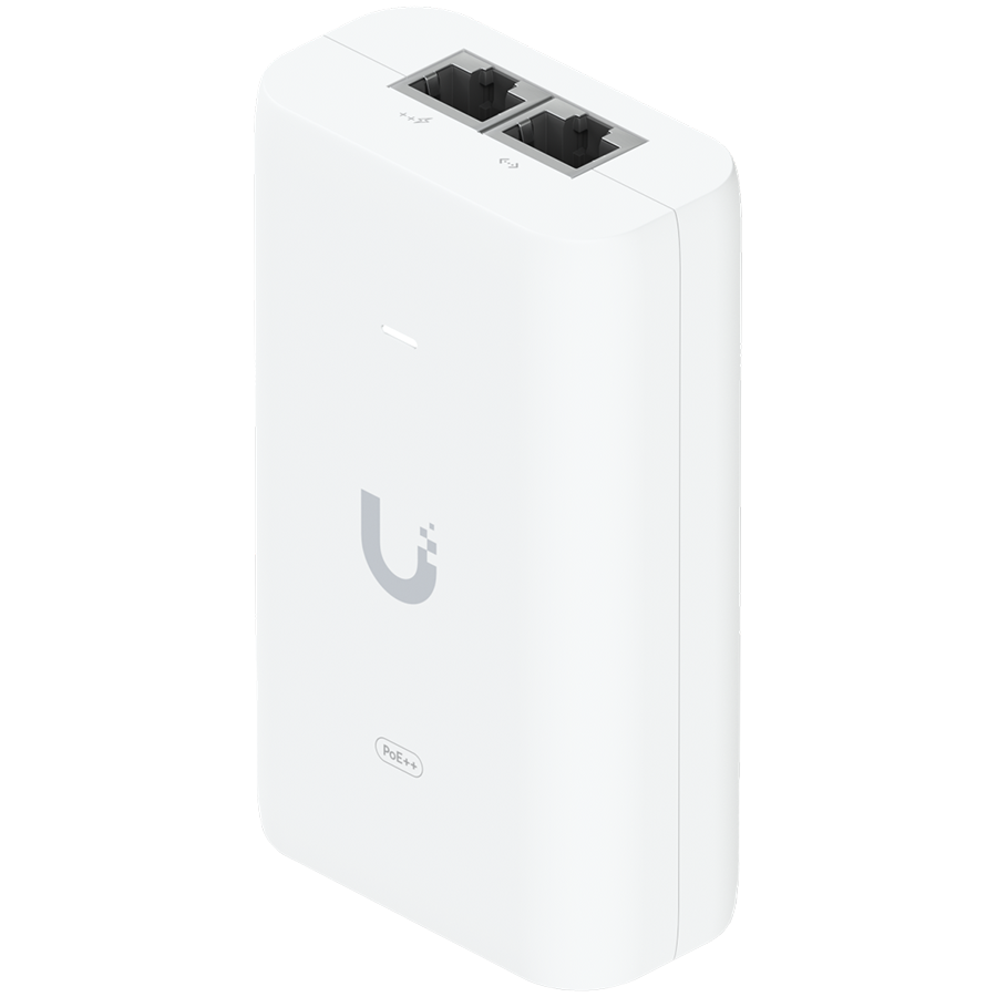 UBIQUITI PoE++ Adapter; Delivers up to 60W of PoE++; Surge