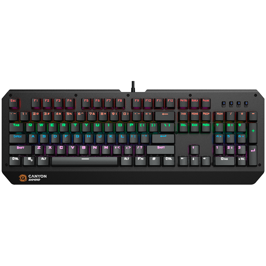 CANYON Wired multimedia gaming keyboard with lighting effect Glavna slika proizvoda
