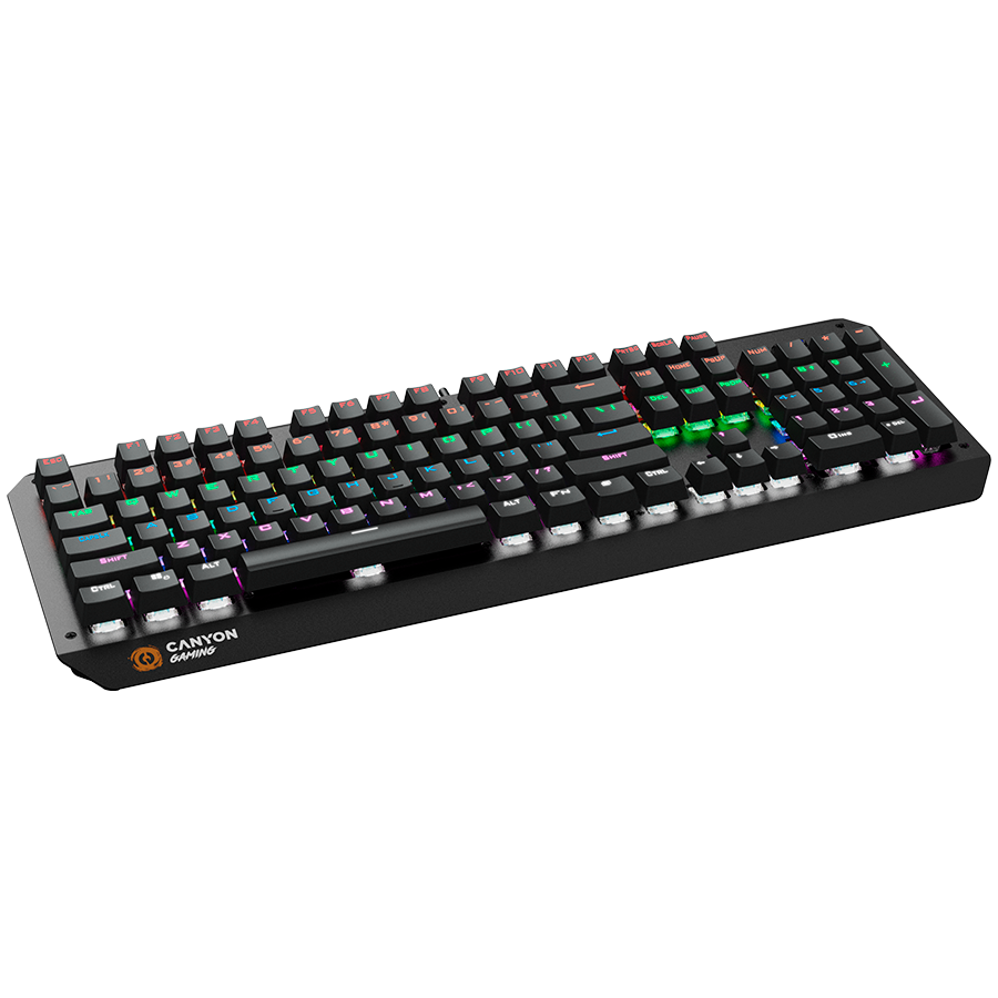 CANYON Wired multimedia gaming keyboard with lighting effect