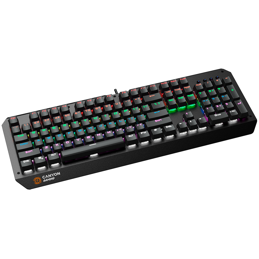 CANYON Wired multimedia gaming keyboard with lighting effect