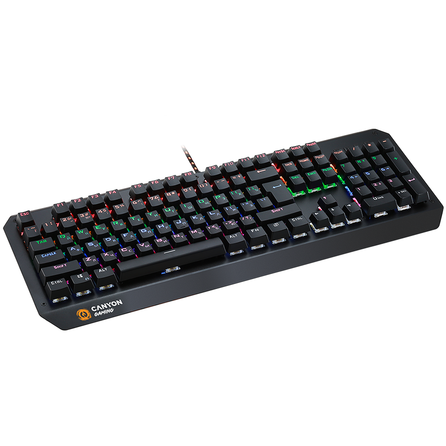 CANYON Wired multimedia gaming keyboard with lighting effect
