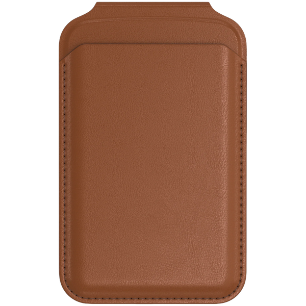 SATECHI Vegan-Leather Magnetic Wallet Stand (Brown)