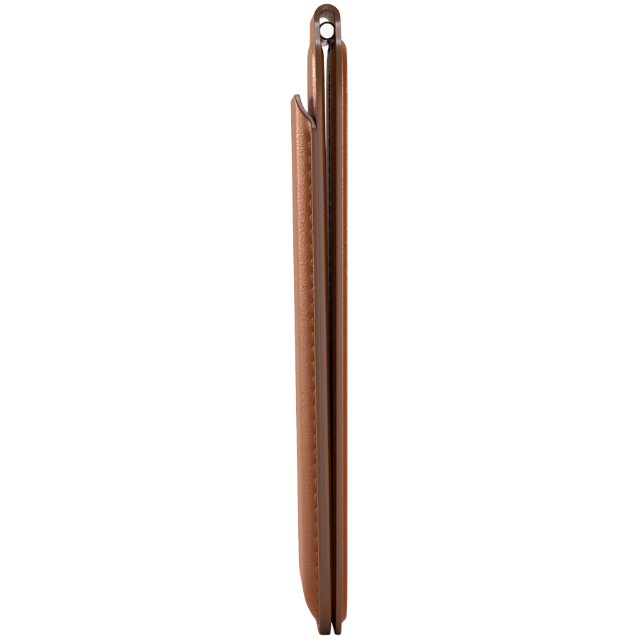 SATECHI Vegan-Leather Magnetic Wallet Stand (Brown)