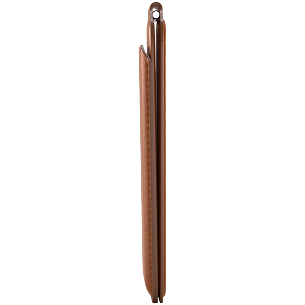 SATECHI Vegan-Leather Magnetic Wallet Stand (Brown)