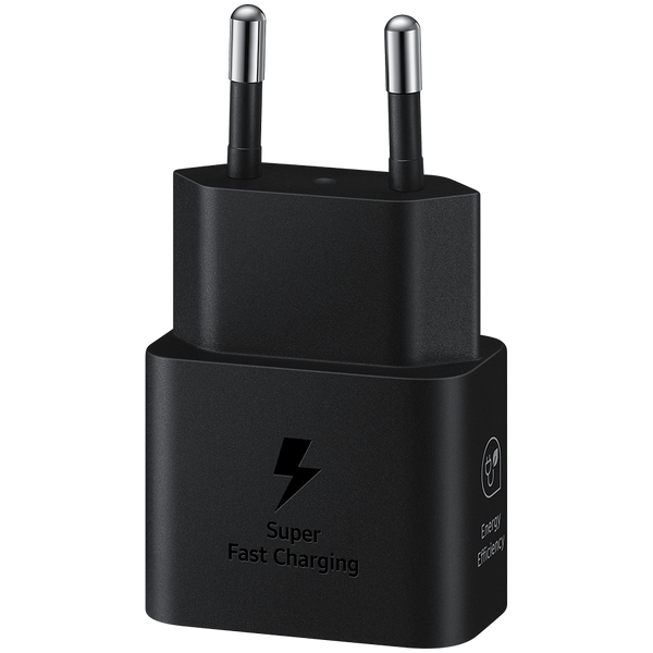 Samsung 25W Fast Charging USB-C Power Adapter Black (cable included)