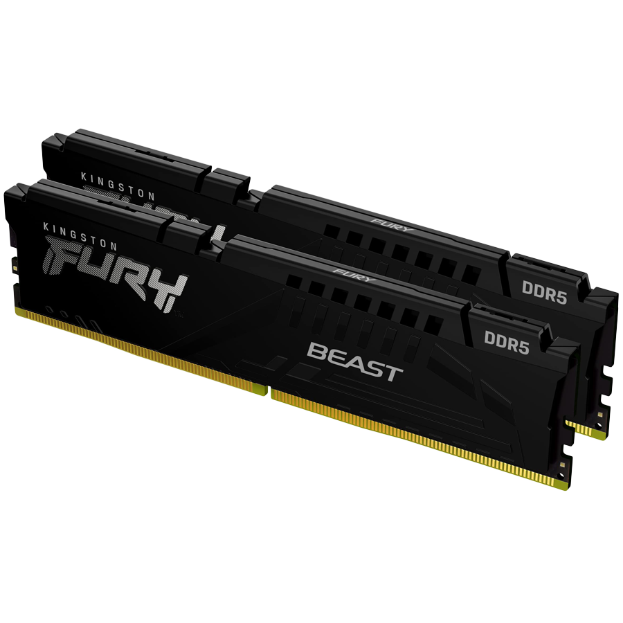 Kingston DRAM 16GB 5600MT/s DDR5 CL40 DIMM (Kit of 2) FURY Beast Black XMP Glavna slika proizvoda